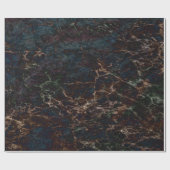 Donkere marmerpapier cadeaupapier (Vlak)
