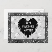 Donkere materie briefkaart (Voorkant / Achterkant)