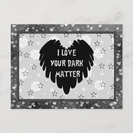 Donkere materie briefkaart (Voorkant)