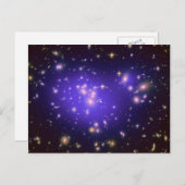 Donkere materie in Galaxy Cluster Abell 1689 (Hubb Briefkaart (Voorkant / Achterkant)