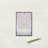 Donkere materie Poster. Post-it® Notes (Op bureau)