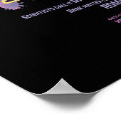 Donkere materie Poster. Poster (Hoek)