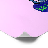 Donkere meisjes bepalen de wereld poster (Hoek)