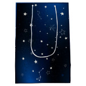 Donkere melkweg met sterren medium cadeauzakje (Achterkant)