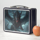 Donkere, middeleeuwse draak (In situ)