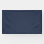 Donkere Middernacht Blauwe Banner (Horizontaal)
