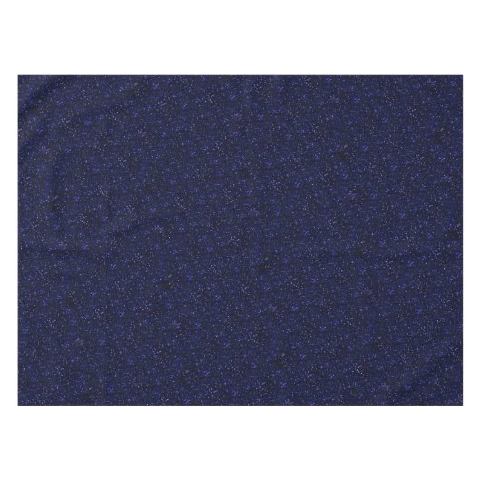 Donkere Midnight Indigo Blue Glitter Tafelkleed (Voorkant (Horizontaal))