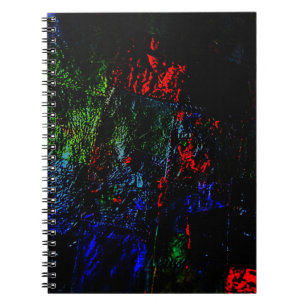 Donkere mix abstract spiraal foto notitieboek, Don Notitieboek