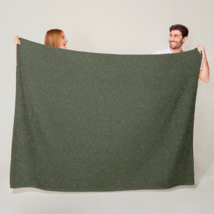 Donkere mos textuur aangepaste fleece deken