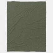 Donkere mos textuur aangepaste fleece deken (Voorkant)