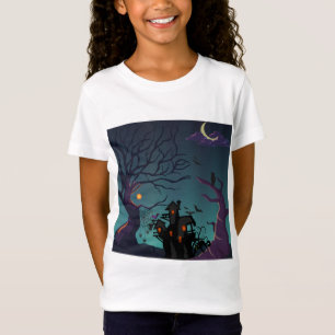 Donkere nacht Halloween hoed T-shirt