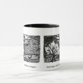 Donkere nacht van de soep mok (Midden)