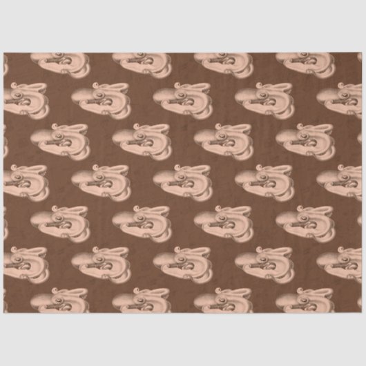 Donkere Nautical Series Design 13 Tissuepapier (Voorkant)