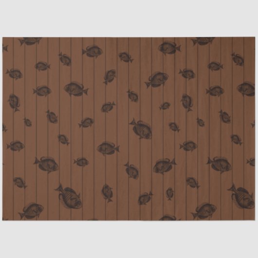 Donkere Nautical Series Design 15 Tissuepapier (Voorkant)