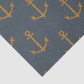 Donkere Nautisch ontwerp 6 Tissuepapier (Detail)