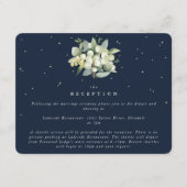 Donkere Navy Snowberry + Eucalyptus boeket recepti Informatiekaartje (Voorkant)