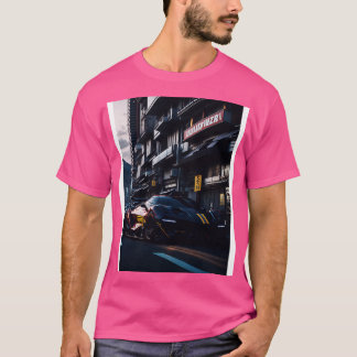 Donkere Neon City Sport T-shirt