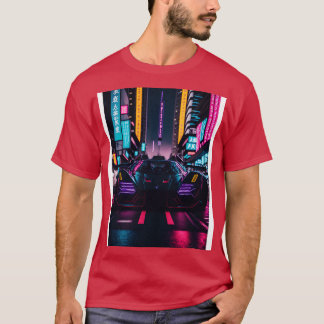 Donkere Neon Sport in Japanse Neon City 23 T-shirt