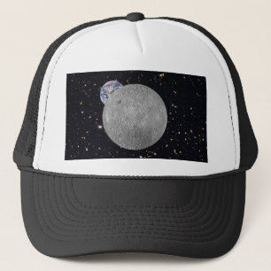 Donkere of verre zijde van de Moon Starry Sky Trucker Pet
