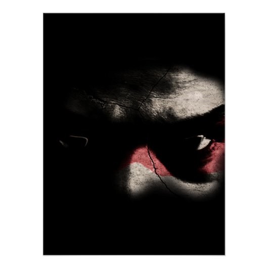 Donkere ogen perfect poster (Voorkant)