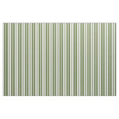 Donkere olijfgroen en wit lijnpatroon stof (Fat Quarter)