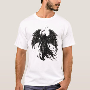 Donkere Oogstengel in een Gehoede Robe T-shirt