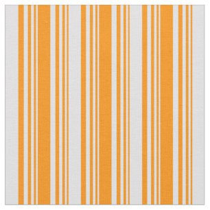 Donkere Oranje en lavender gekleurde strepen Stof