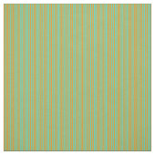 Donkere Oranje en Turquoise Lines Stof (Swatch)