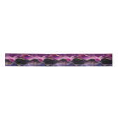 Donkere Paarse en goudglittersequins Agate Lint (Voorkant)