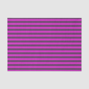 Donkere Paarse en magenta strepes Tissuepapier
