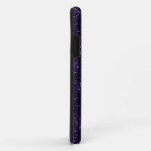 Donkere Paarse Glitter Print Case-Mate iPhone Case (Achterkant/rechts)