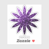 Donkere Paarse nevel Sticker (Vel)