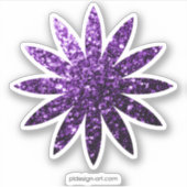 Donkere Paarse nevel Sticker (Voorkant)