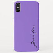 Donkere paarse pastelachtergrond Case-Mate iPhone case (Achterkant)