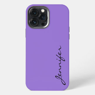 Donkere paarse pastelachtergrond iPhone 13 pro max hoesje
