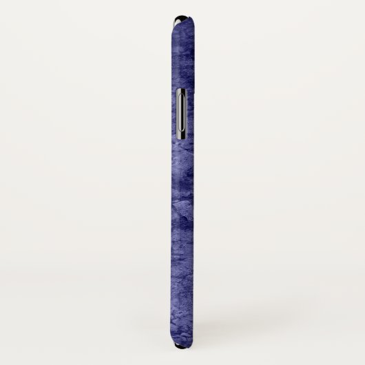 Donkere paarse violettextuur, getextureerd suede m Case-Mate iPhone case (Achterkant / rechts)