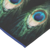 Donkere peacock Feather Korte Tafelloper (Hoek)