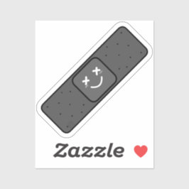 Donkere pleister sticker