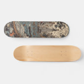 Donkere psychedelische vuurtoren skateboard (Horizontaal)