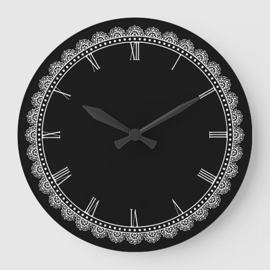 Donkere rand grote klok (Voorkant)