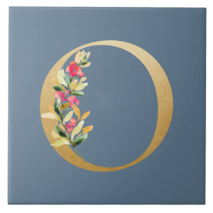 Donkere regenachtige achtergrond voor de golden O  Tegeltje