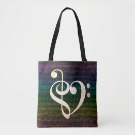 Donkere regenboogTas Tote Bag