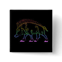 Donkere regenboogzwijn