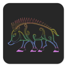 Donkere regenboogzwijn