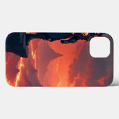 Donkere Ridder van Vlammen Case-Mate iPhone Case (Achterkant (horizontaal))