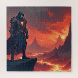 Donkere Ridder van Vlammen Legpuzzel