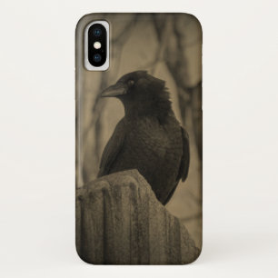 Donkere rij iPhone x hoesje