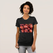 Donkere rode appels t-shirt (Voorkant volledig)