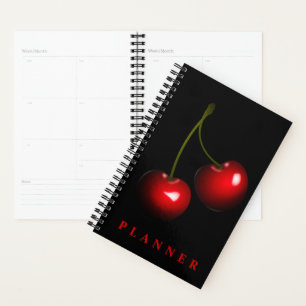 Donkere rode zoete kersen - Kies uw kleur Planner