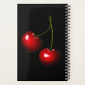 Donkere rode zoete kersen - Kies uw kleur Planner (Achterkant)